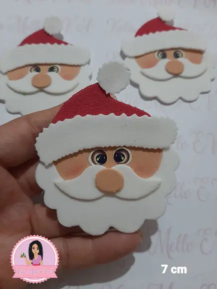 Papai Noel em Eva 7 cm