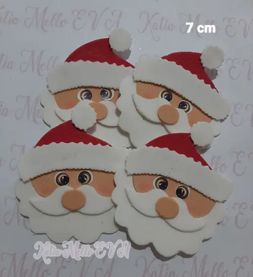 Papai Noel em Eva 7 cm
