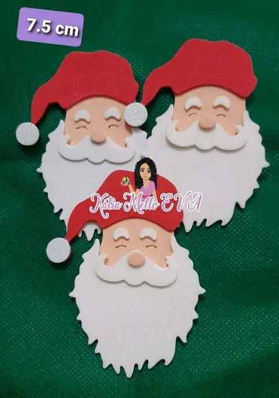 Papai Noel em Eva 7.5 cm