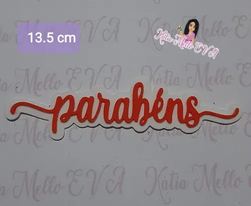 Parabéns em Eva 13. 5 cm