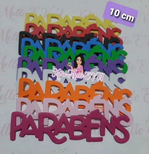 Parabéns 10 cm kit