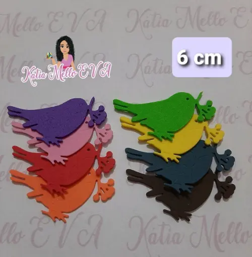 passarinho eva 6 cm