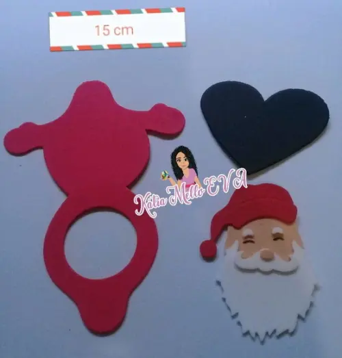 Porta Bombom em Eva Papai Noel Pegue Emonte