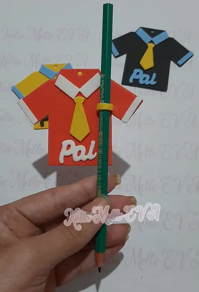 Porta-lápis em Eva Dia dos Pais
