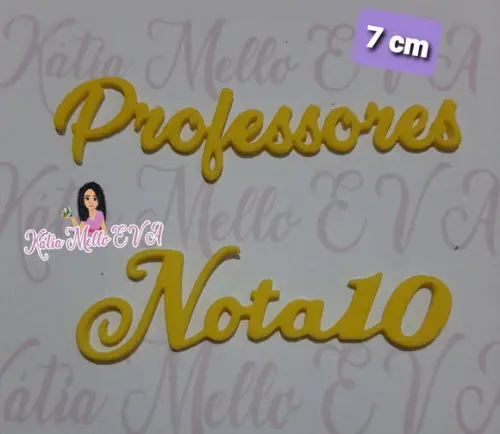 Professores Nota 10 7 Cm
