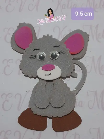 Rato em Eva 9.5 cm