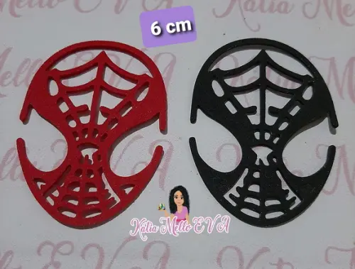 rosto homem aranha 6. cm