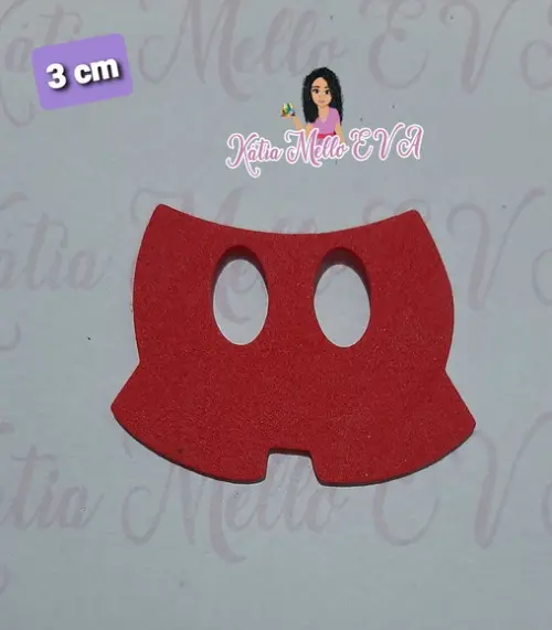 Short Eva 3 Cm Do Mickey
