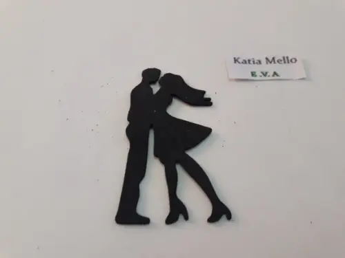 silhueta casal 7 cm