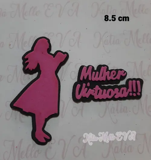 Silhueta em Eva 8.5 cm Oração