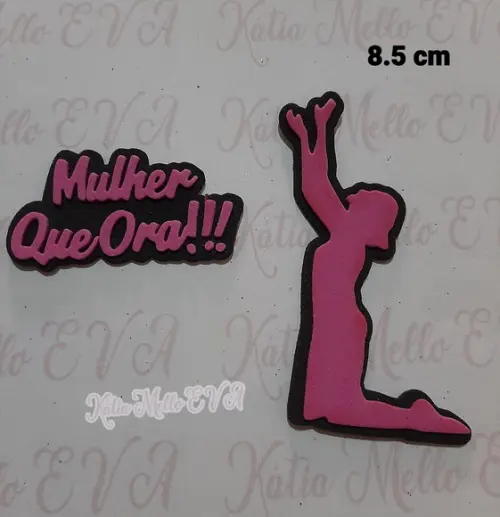 Silhueta em Eva 8.5 cm Oração