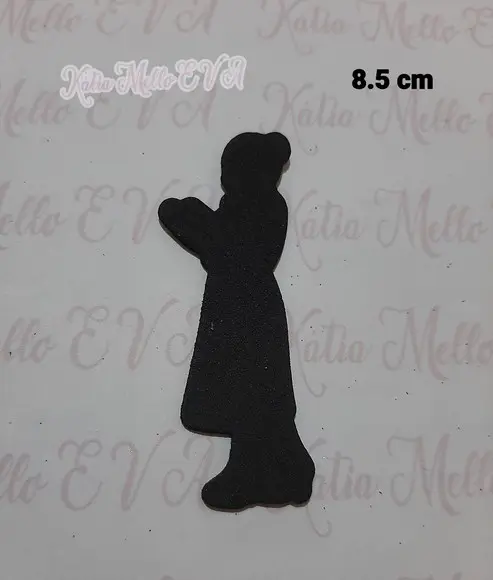 Silhueta em Eva 8.5 cm Oração