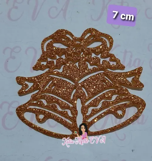 Sino de Natal em Eva 7 cm