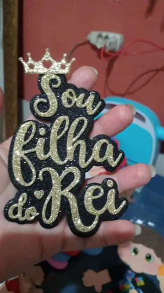 Sou Filha do Rei 10 cm Kit