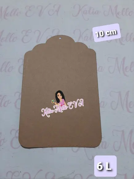 Tags papel kraft 10 cm lisa