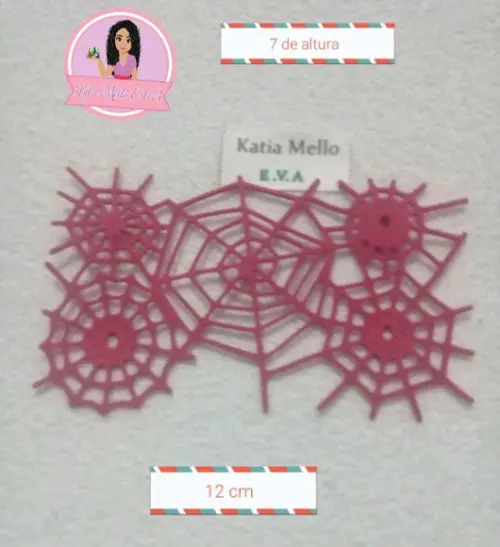 Teia de Aranha em eva 12 cm