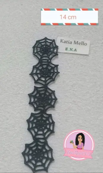 Teia de Aranha em eva 14 cm