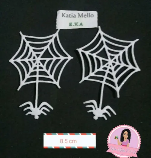 Teia de Aranha em eva 6,5 cm