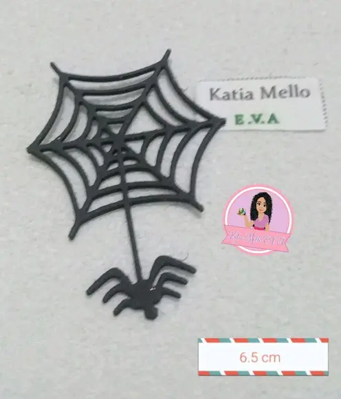 Teia de Aranha em eva 6,5 cm