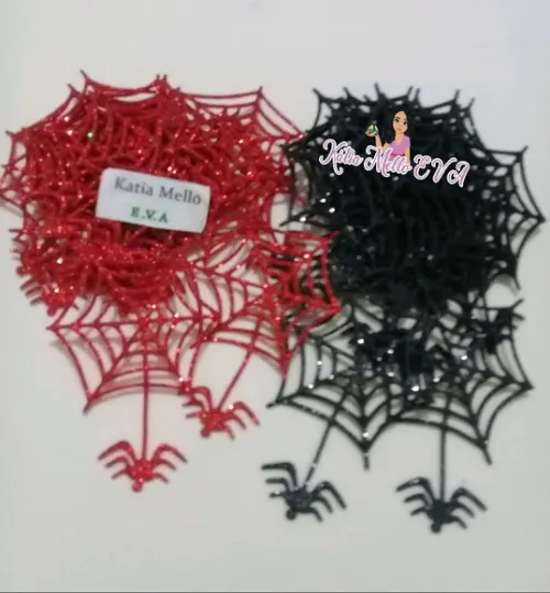 Teia de Aranha em eva 6,5 cm