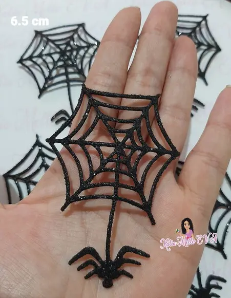 Teia de Aranha em eva 6,5 cm