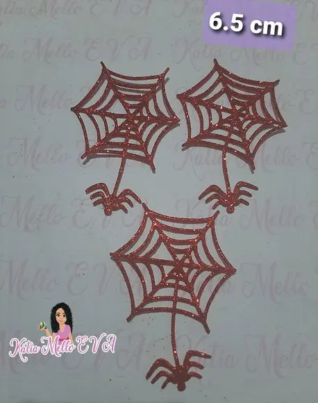 Teia de Aranha em eva 6,5 cm