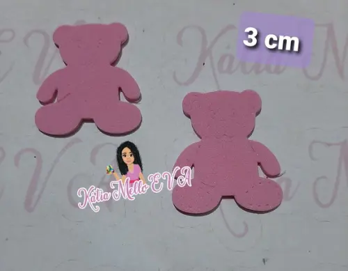 Urso em eva 3 cm