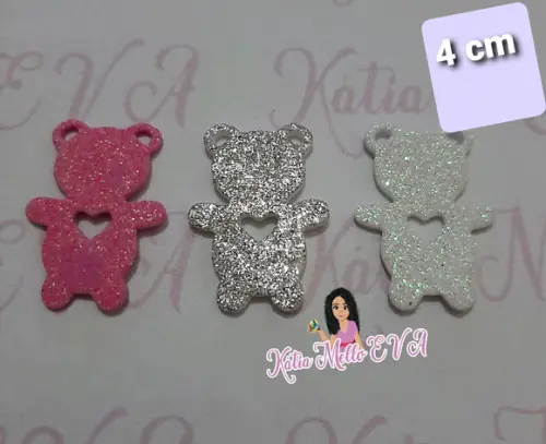 Urso em eva 4 cm