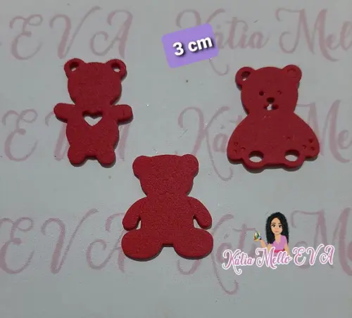 Urso em eva 3 cm