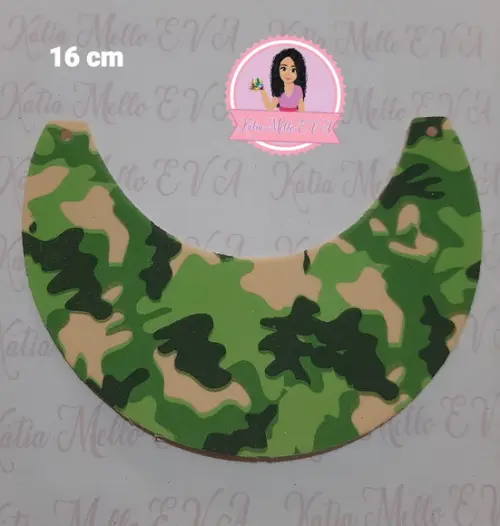 Viseira em Eva 16 cm Dia do Soldado