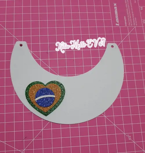 Viseira em Eva 16 cm Dia da Independência do Brasil