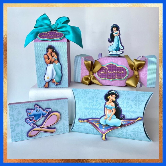 Kit Clássico Especial Personalizado Aladdin: 20 Peças