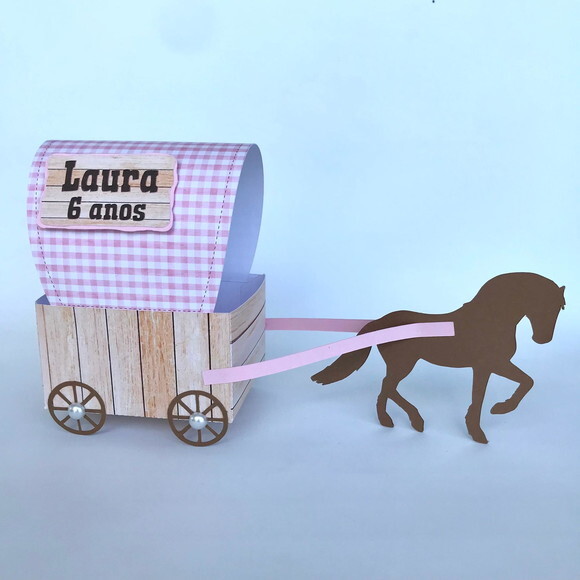 Kit Clássico Especial Personalizado Cavalo Menina: 20 Peças