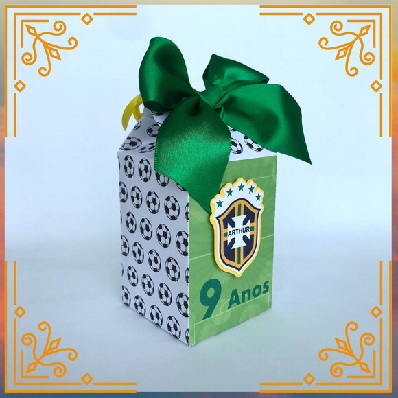 Kit Clássico Personalizado Brasil na Copa: 20 Peças
