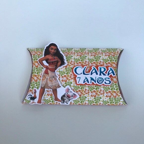 Kit Clássico Personalizado Moana: 20 Peças