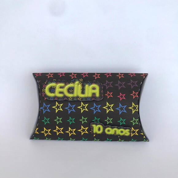 Kit Clássico Personalizado Neon (modelo 3): 20 Peças