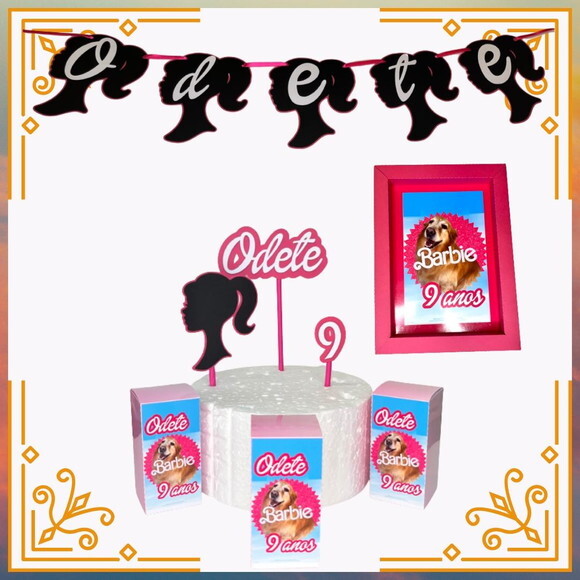 Kit Personalizado Barbie - Festa Pet