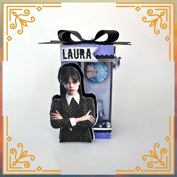 Kit Super Luxo Personalizado Wandinha: 20 Peças