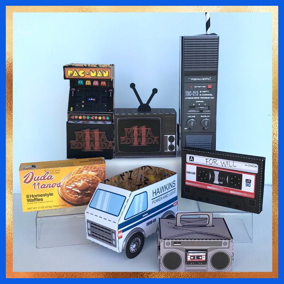 Kit Temático Personalizado Stranger Things - 105 Peças