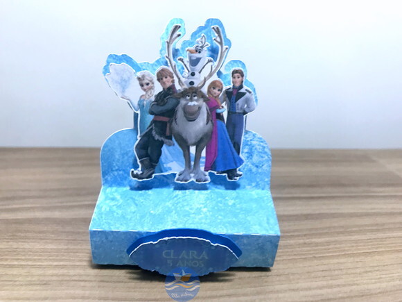 Porta Bis duplo 3D Frozen