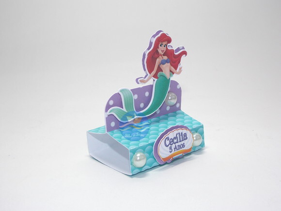 Porta Bis duplo 3D A Pequena Sereia