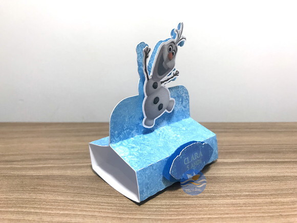Porta Bis duplo 3D Frozen