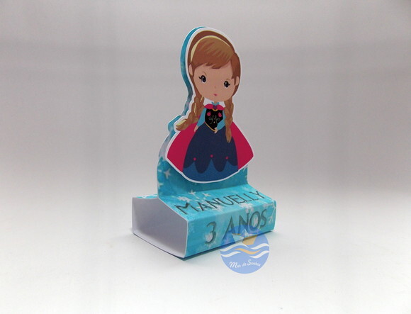 Porta Bis duplo 3D Frozen cute