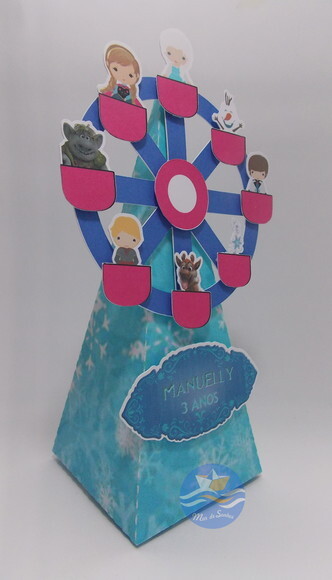 Roda Gigante 3D Frozen cute