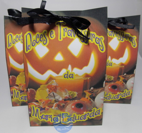 Sacolinha de Guloseimas P Halloween
