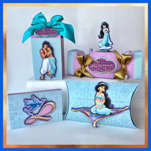 Kit Clássico Especial Personalizado Aladdin: 20 Peças