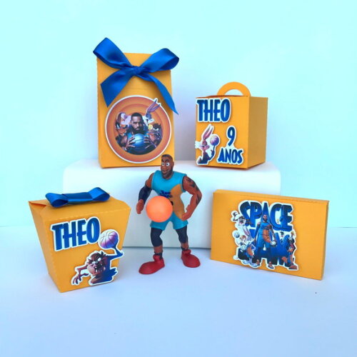 Kit Clássico Personalizado Space Jam: 20 Peças
