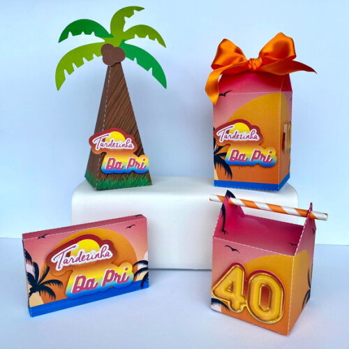 Kit Clássico Personalizado Tardezinha: 20 Peças