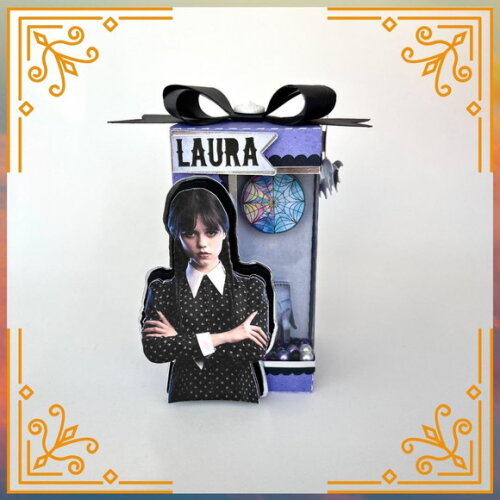 Kit Super Luxo Personalizado Wandinha: 20 Peças