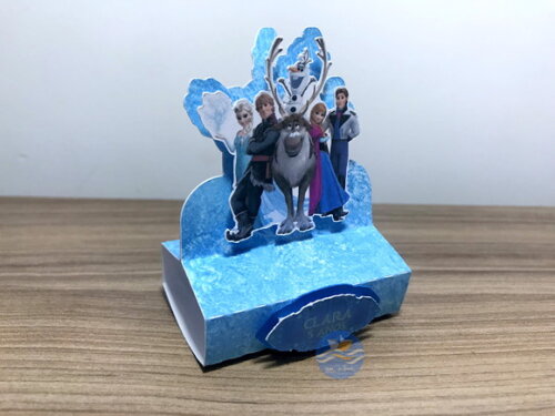Porta Bis duplo 3D Frozen